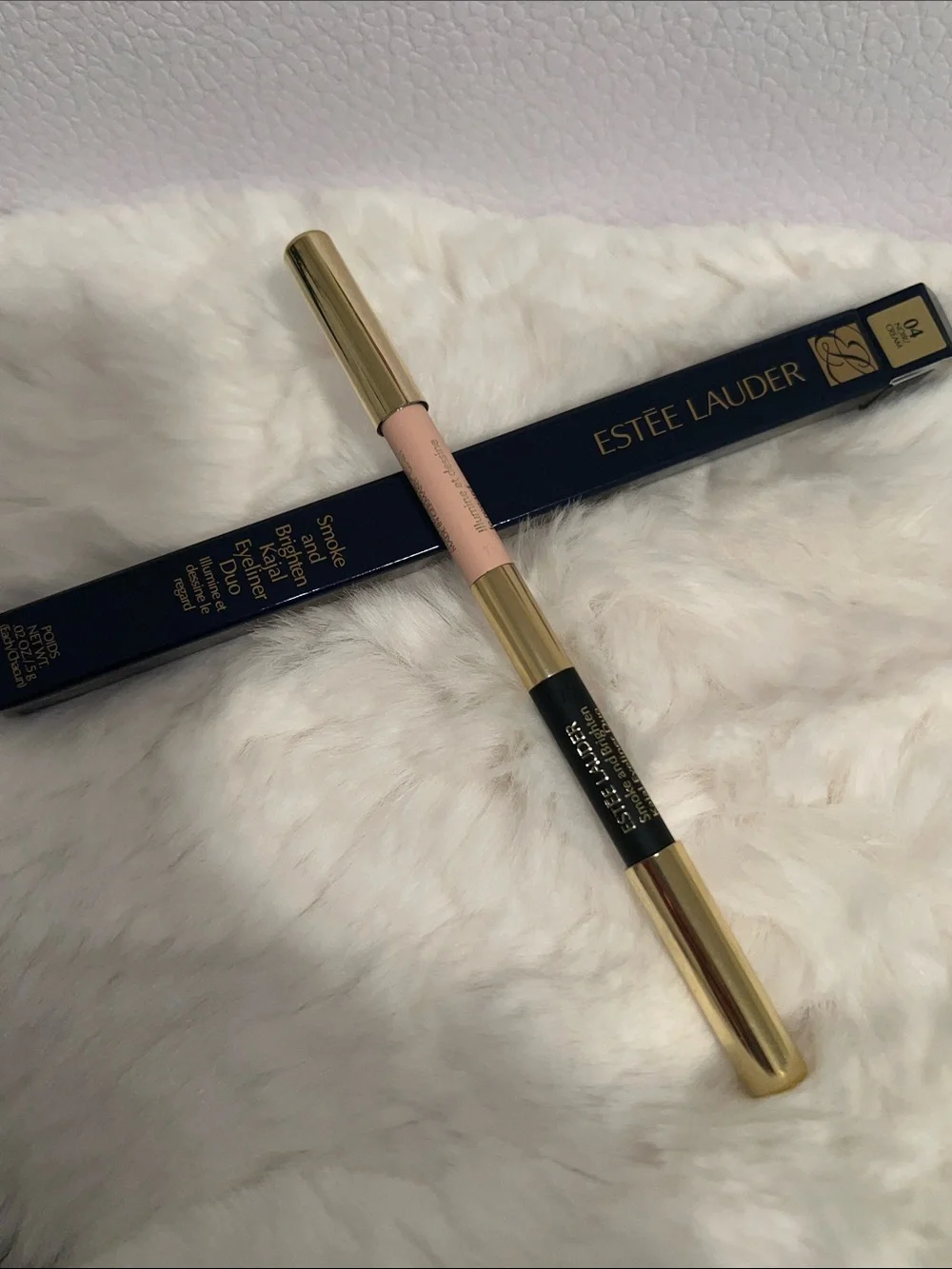 Estee Lauder Smoke and Brighten Kajal Eyeliner Duo - 04 Noir-Cream